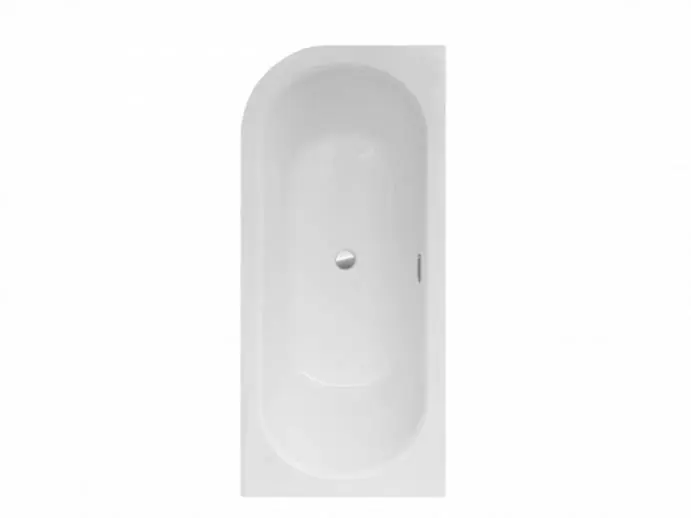 Wanna narożna Avita Slim +, 170x75 cm, asymetryczna, prawa, biała